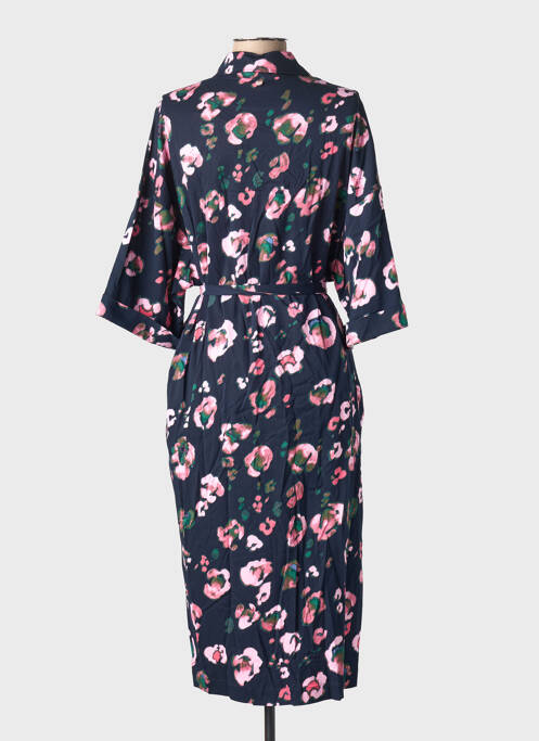 Robe mi-longue manches 3/4 manches 3/4 bleu NUMPH femme