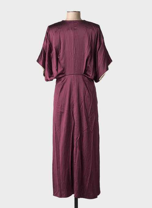 Robe longue manches courtes manches courtes violet NUMPH femme