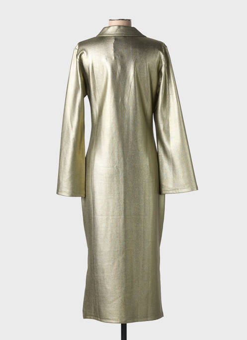 Robe longue manches longues manches longues or NUMPH femme