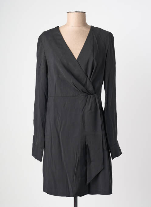 Robe courte manches longues manches longues noir ARTLOVE femme