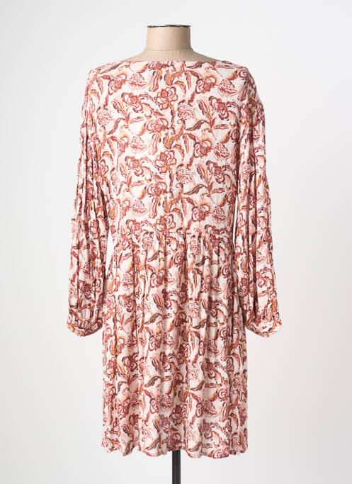 Robe courte manches longues manches longues rose LA PETITE ETOILE femme