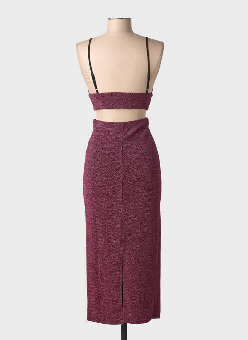 Ensemble jupe coupe cintrée rose LA PETITE ETOILE femme