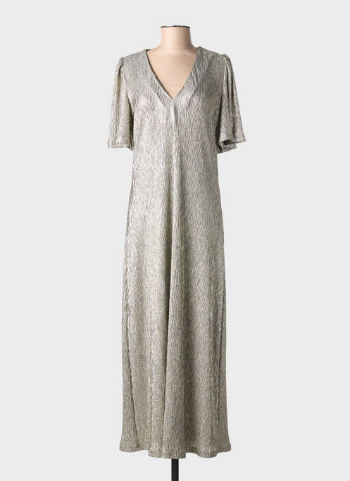 Robe longue argent NUMPH femme