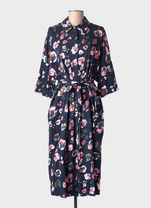 Robe mi-longue bleu NUMPH femme