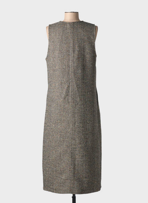 Robe mi-longue gris NUMPH femme