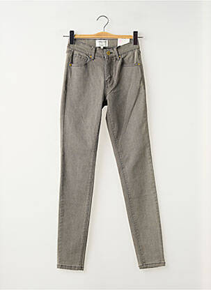 Jeans coupe slim stretch taille normale gris LA PETITE ETOILE femme