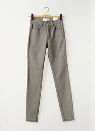 Jeans coupe slim stretch taille normale gris LA PETITE ETOILE femme