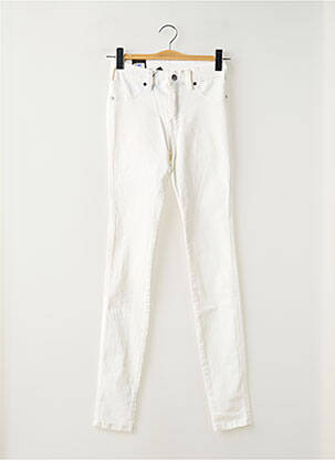Jeans coupe slim stretch taille normale blanc DR DENIM femme