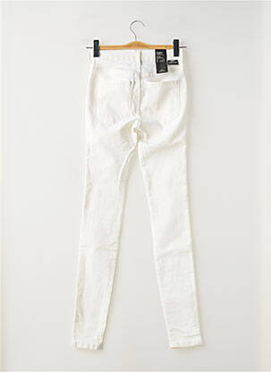 Jeans coupe slim stretch taille normale blanc DR DENIM femme