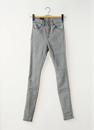 Jeans coupe slim stretch taille normale gris DR DENIM femme
