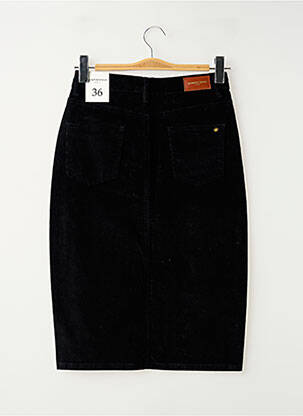 Jupe mi-longue stretch noir LA PETITE ETOILE femme