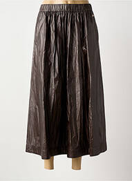 Jupe longue coupe droite marron NUMPH femme