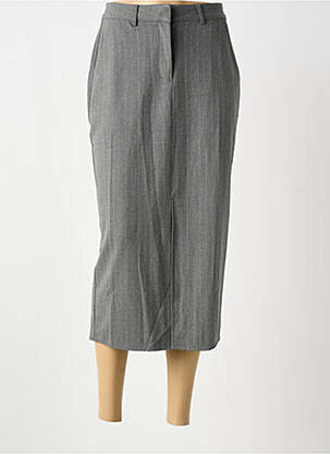 Jupe longue taille normale gris LA PETITE ETOILE femme