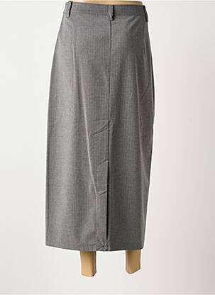 Jupe longue coupe droite gris NUMPH femme