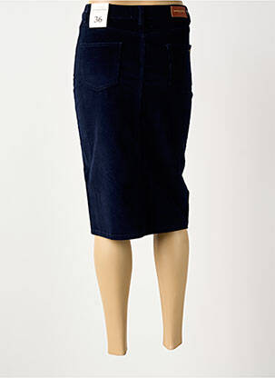 Jupe mi-longue taille normale bleu LA PETITE ETOILE femme
