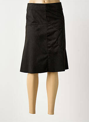 Jupe mi-longue taille normale noir ARTLOVE femme