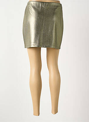 Jupe courte coupe droite vert NUMPH femme