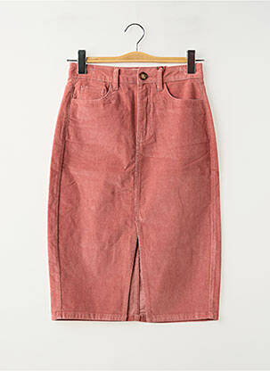 Jupe mi-longue rose LA PETITE ETOILE femme