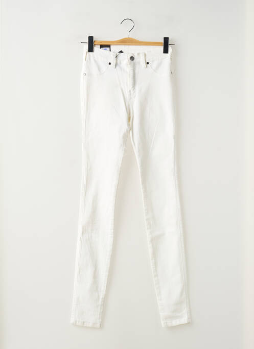 Jeans coupe slim stretch taille normale blanc DR DENIM femme