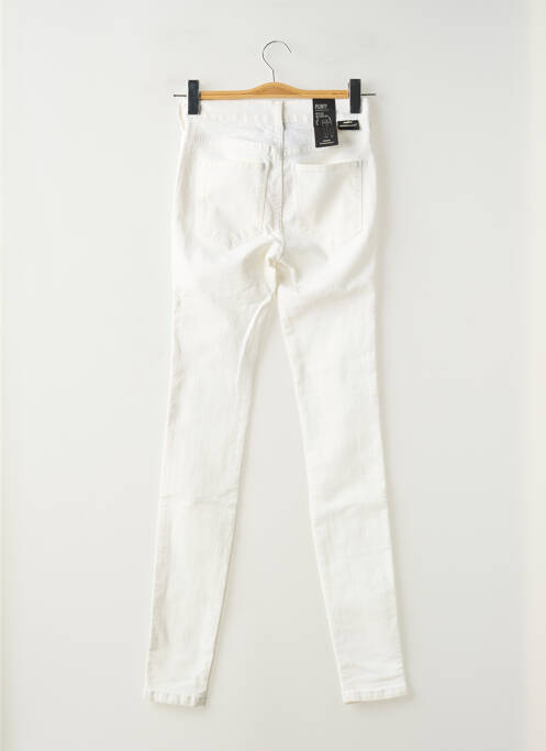 Jeans coupe slim stretch taille normale blanc DR DENIM femme