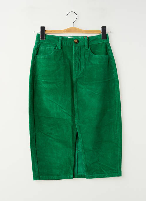 Jupe mi-longue taille normale vert LA PETITE ETOILE femme