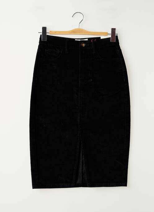 Jupe mi-longue taille normale noir LA PETITE ETOILE femme