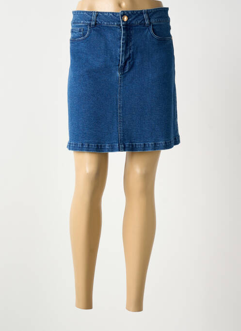 Jupe courte poches bleu NUMPH femme