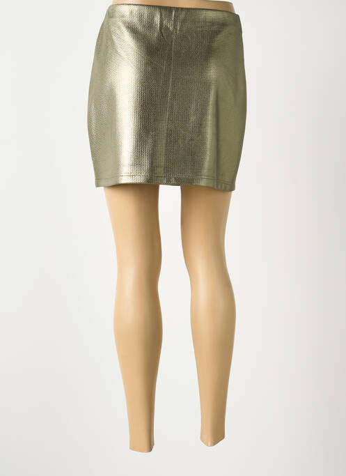 Jupe courte coupe droite vert NUMPH femme