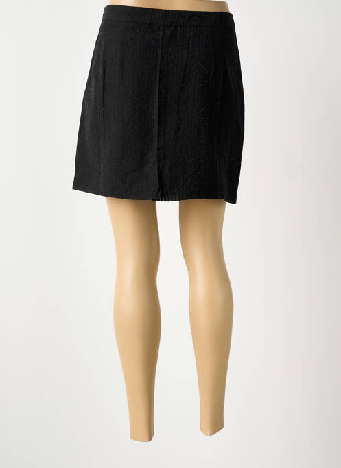 Jupe courte coupe droite noir NUMPH femme