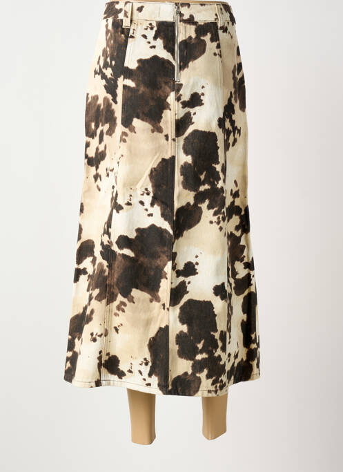 Jupe longue beige NUMPH femme