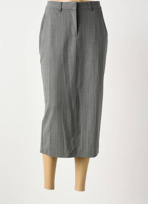 Jupe longue gris LA PETITE ETOILE femme