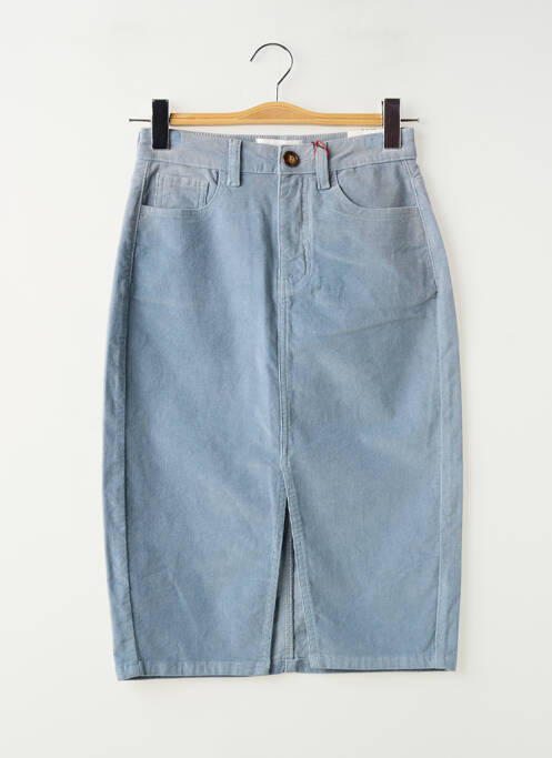 Jupe mi-longue bleu LA PETITE ETOILE femme