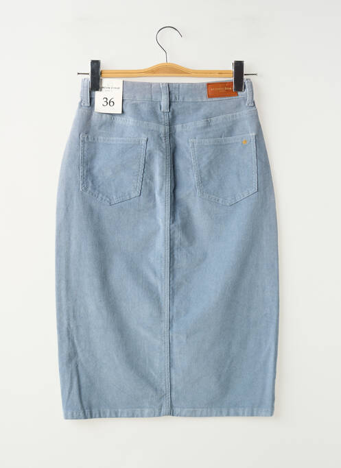 Jupe mi-longue bleu LA PETITE ETOILE femme