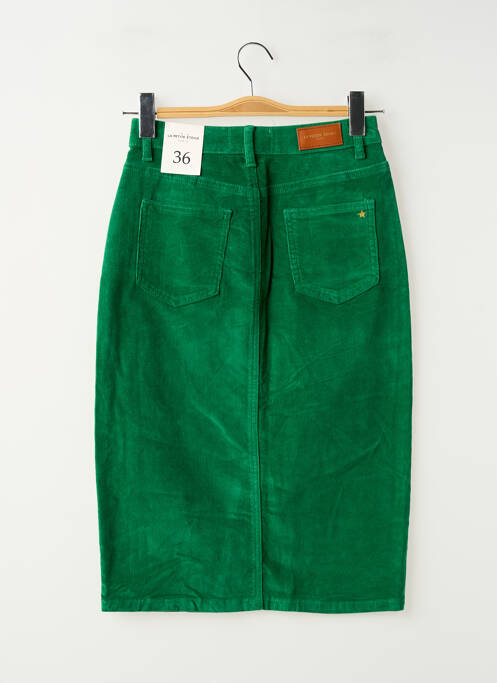Jupe mi-longue vert LA PETITE ETOILE femme