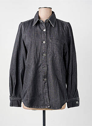 Chemisier coupe droite manches longues gris NUMPH femme