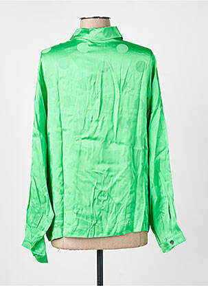 Chemisier coupe droite manches longues vert NUMPH femme