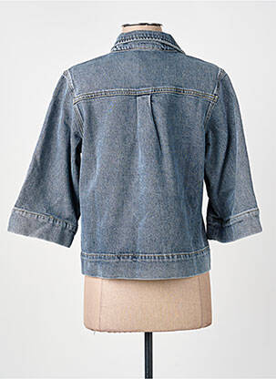 Top stretch manches 3/4 bleu NUMPH femme