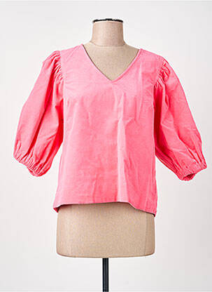 Blouse manches 3/4 manches 3/4 rose NUMPH femme