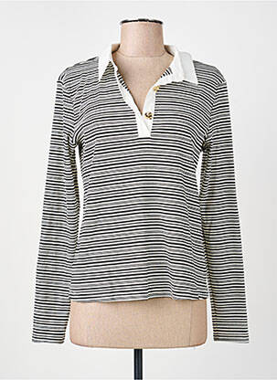 T-shirt stretch manches longues blanc NUMPH femme