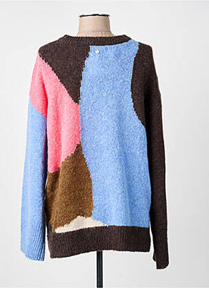 Sweat-shirt manches longues manches longues marron NUMPH femme