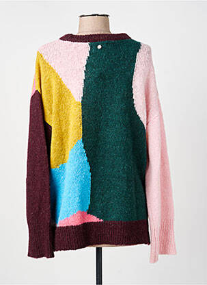 Pull coupe droite manches longues violet NUMPH femme