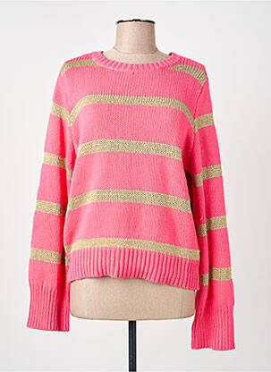 Pull coupe cintrée manches longues rose NUMPH femme