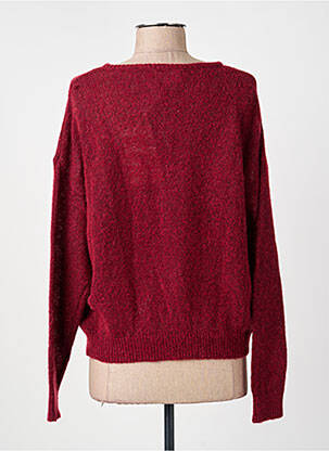 Pull coupe cintrée manches longues rouge ARTLOVE femme