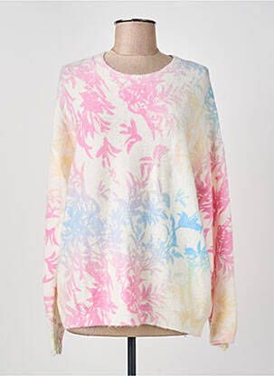 Pull col rond manches longues rose ARTLOVE femme