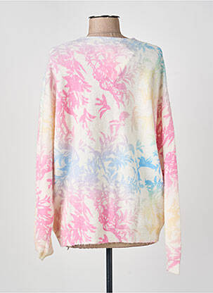Pull coupe droite manches longues rose ARTLOVE femme