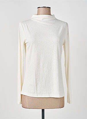 T-shirt stretch manches longues blanc NUMPH femme