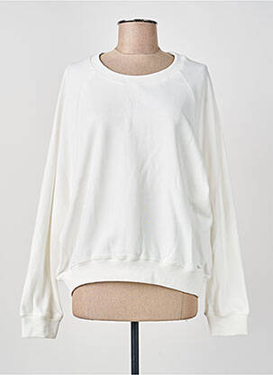 Sweat-shirt manches longues manches longues blanc ARTLOVE femme