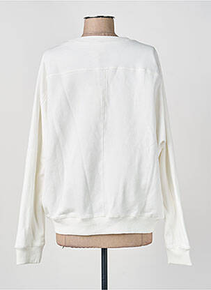 Sweat-shirt manches longues manches longues blanc ARTLOVE femme