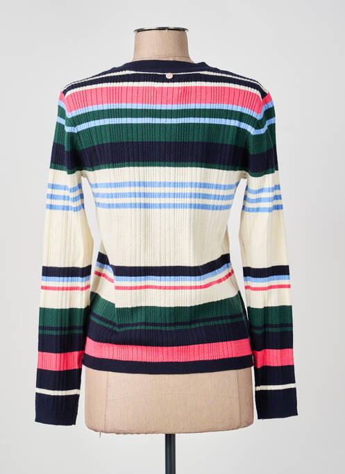 Pull coupe cintrée manches longues vert NUMPH femme