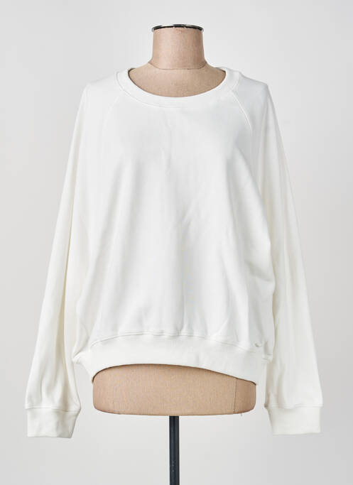 Sweat-shirt manches longues manches longues blanc ARTLOVE femme
